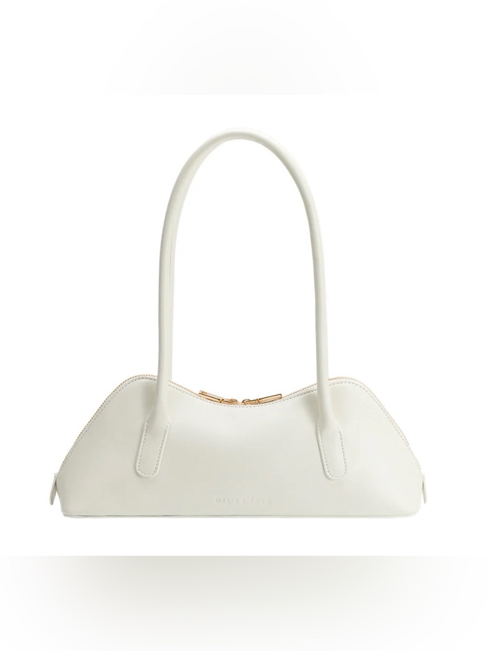 NWT Melie Bianco Dakota White Recycled Vegan Shoulder Bag